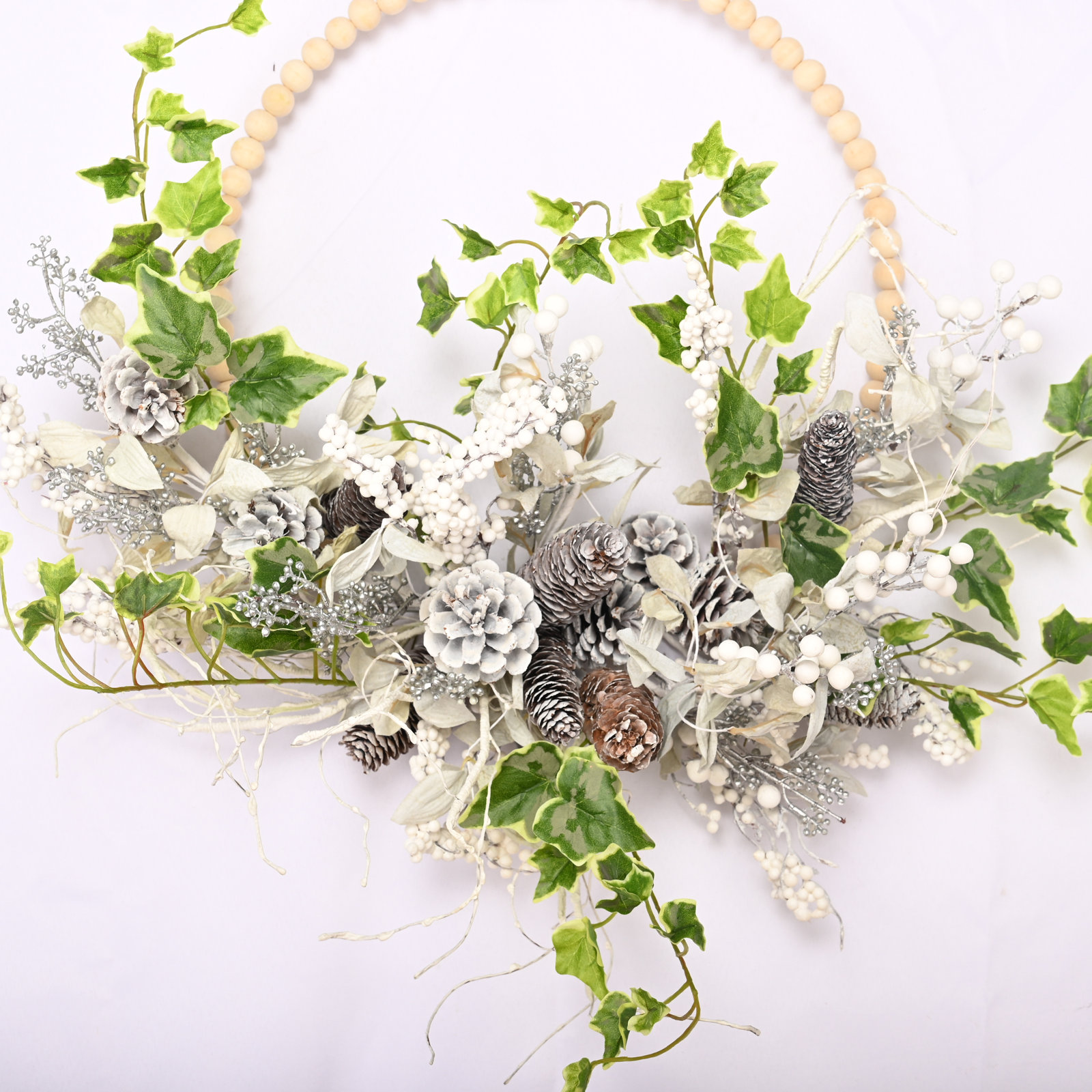 The Holiday Aisle? Handcrafted Faux Twig 22'' Wreath